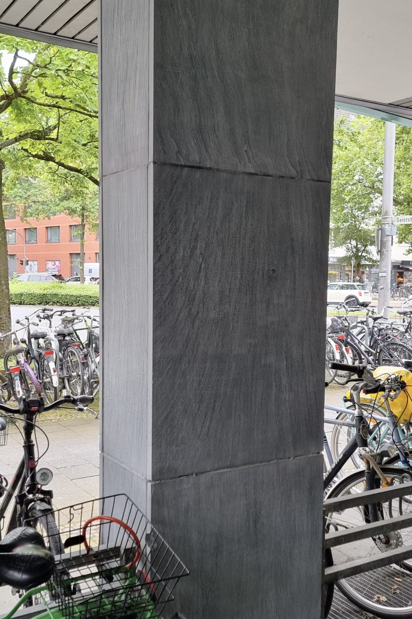 Reinigung von Baumaterialien - nachher